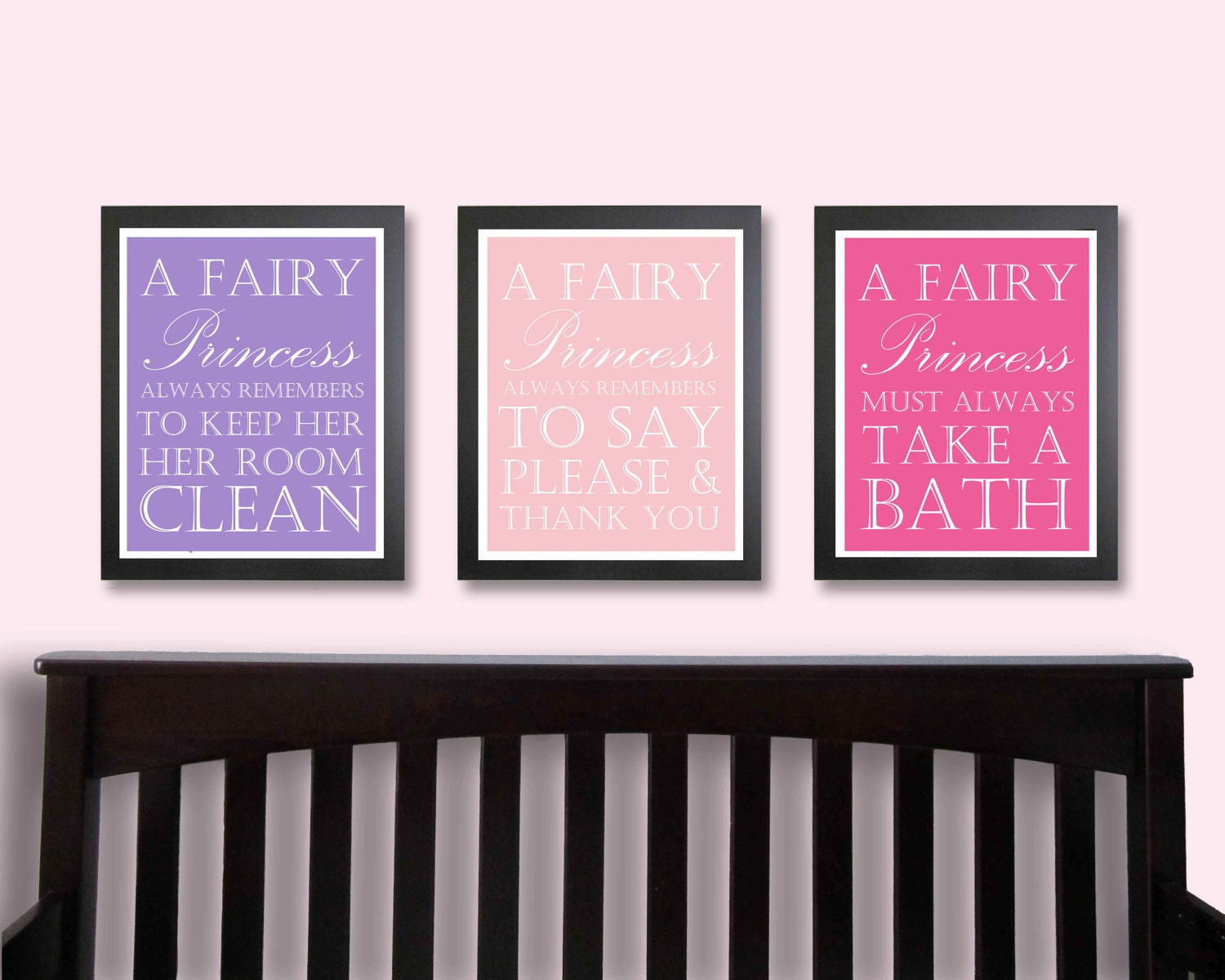 Nursery art print, Fairy Princess, Children Decor, Typography Poster, Nursery wall quotes, Nursery prints, (3) kids poster, Children Art