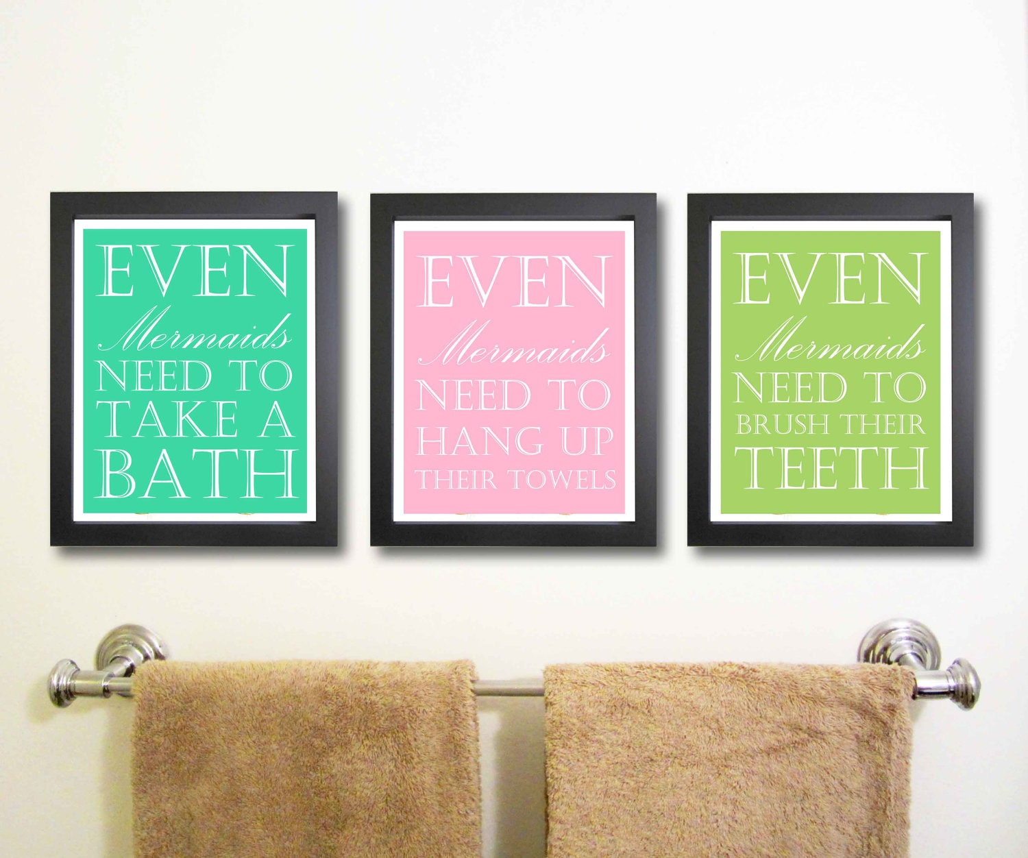 mermaid decor print on Etsy, a global handmade and vintage