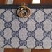 RESERVED Gucci Monogram Navy Continental Wallet - Vintage Circa 1980s