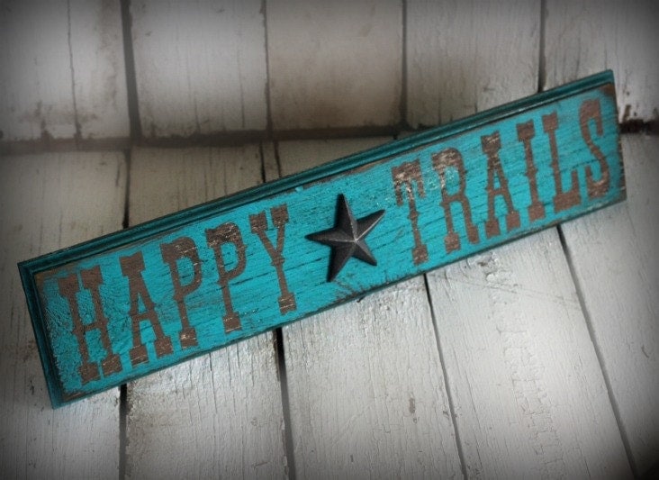 Reclaimed painted and distressed wood sign by MannMadeDesigns4