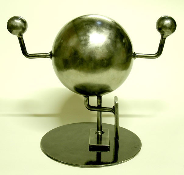 Period Sculpture (Version 7) humorous spherical figure table top sculpture