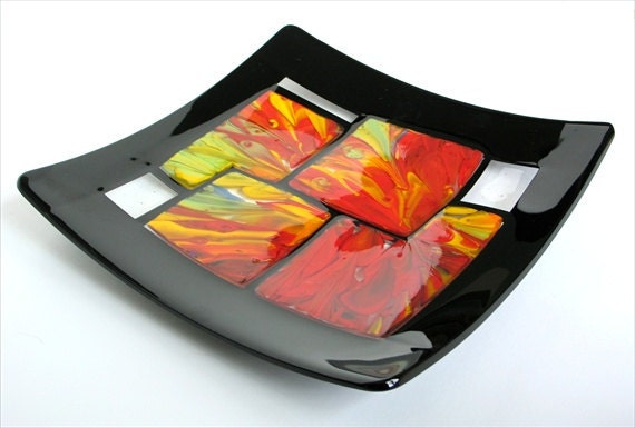 Fused Glass Plate