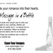 Message in a Bottle Invitation mailed in a bottle