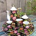 Vintage Miniature Tea Set Floral Tea Party Set