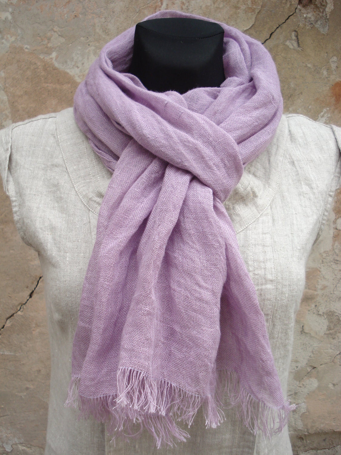 Lightweight Pure Linen Scarf FREE SHIPPING WORLDWIDE