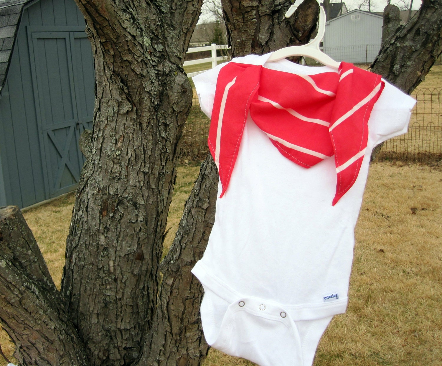 Hipster Scarf Onesie