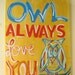 Chi Omega "Owl Always Love You" Painting
