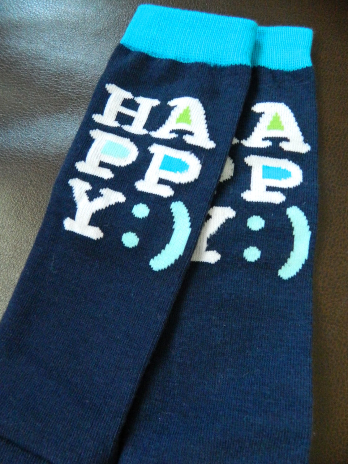 Newborn "Happy" Leggings
