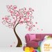 Swirly Tree Vinyl Wall Sticker Life Size