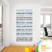 Large House rules Vinyl Wall Sticker Housewares Home Wall Decal
