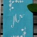 VIntage Mr. and Mrs. Linen  Embroidered Hand Towels