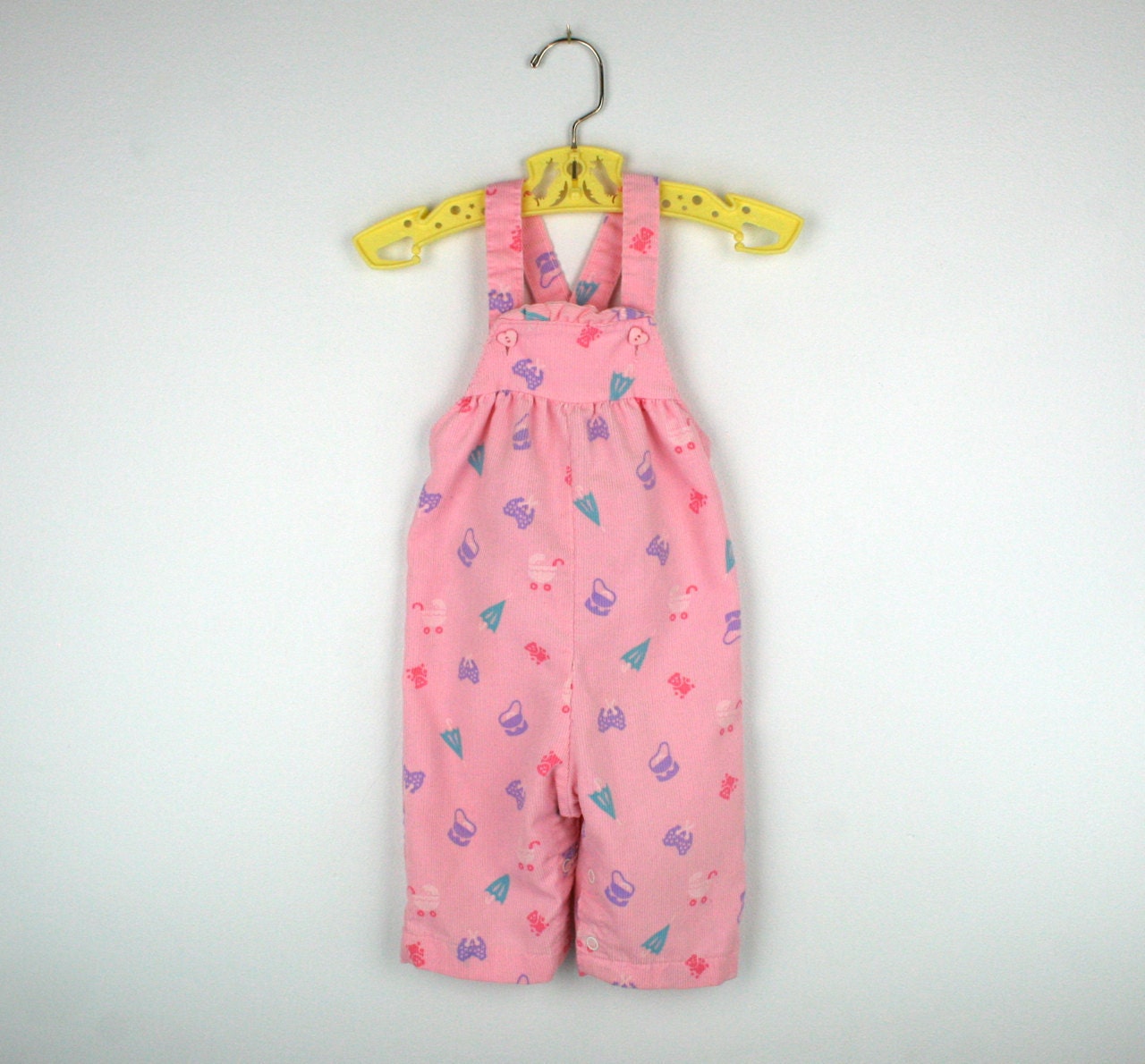 Vintage Health Tex Pink Corduroy Overalls Size 6 by udaskids