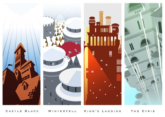 Mini-Print Game of Thrones Castle Series