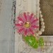 Shabby Chic Pendant in Vintage Style for Jewelry Making or Vintage-Inspired Crafting