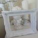 Shabby Chic Vintage Hand Distressed Carved White Frame