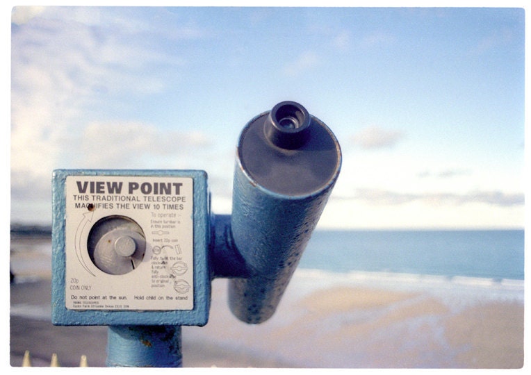 Look Out // Classic British Seaside Lookout 16 x 11 Matt Print