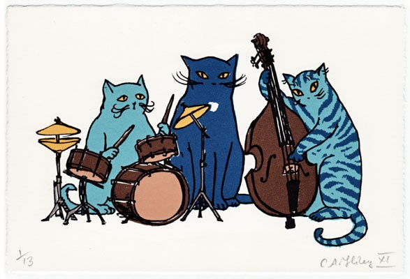 Katzenjammer - limited edition original silkscreen print