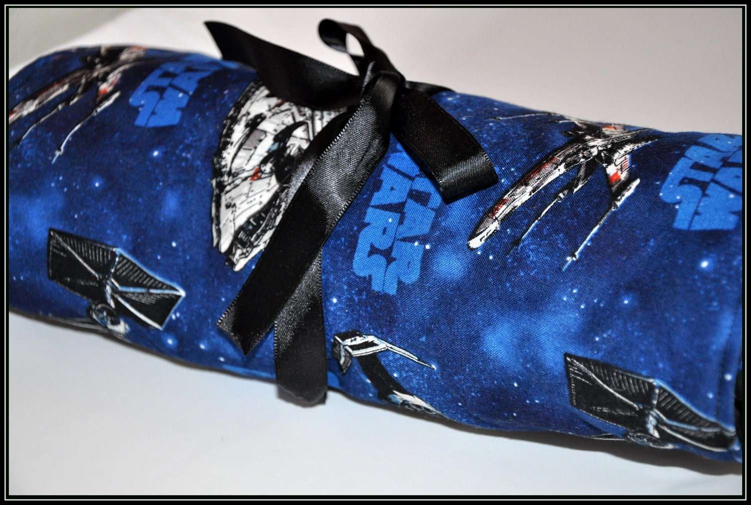 Changing Pad -- Star Wars Cotton with Black Minky Dot -- Geek-a-bye Baby - Sci-Fi Geek - Handmade, Washable, Portable
