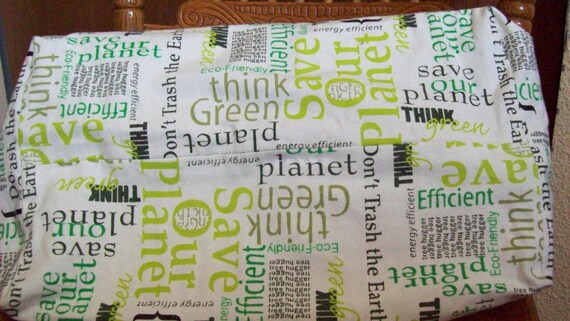 Market bag - Heavy cotton - Eco green themed