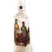 Sale - Wine Bottles - Hanging Kitchen Towel - Crochet Top
