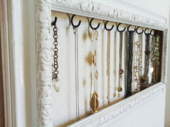Vintage White Jewelry Display