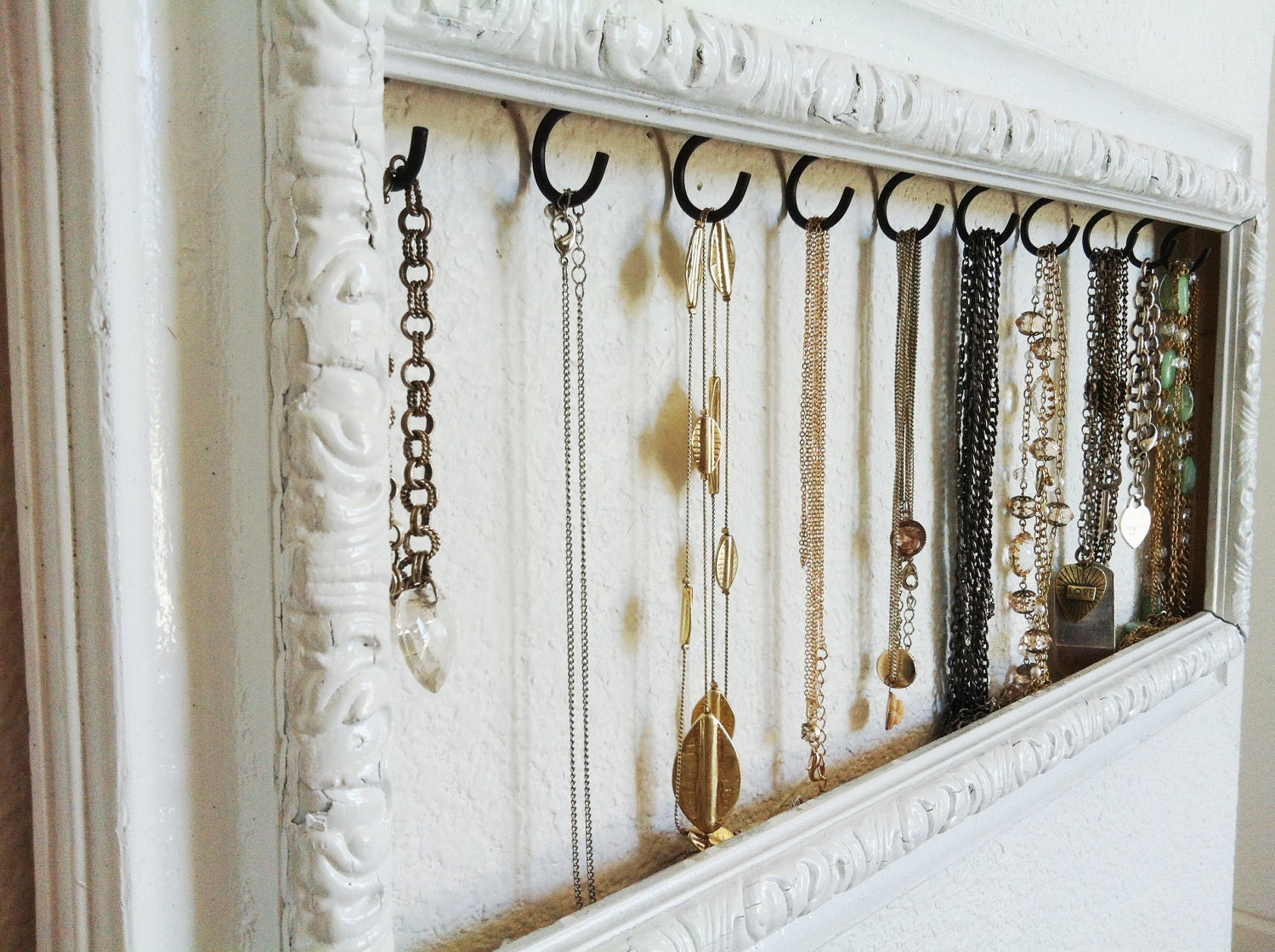 Vintage White Jewelry Display