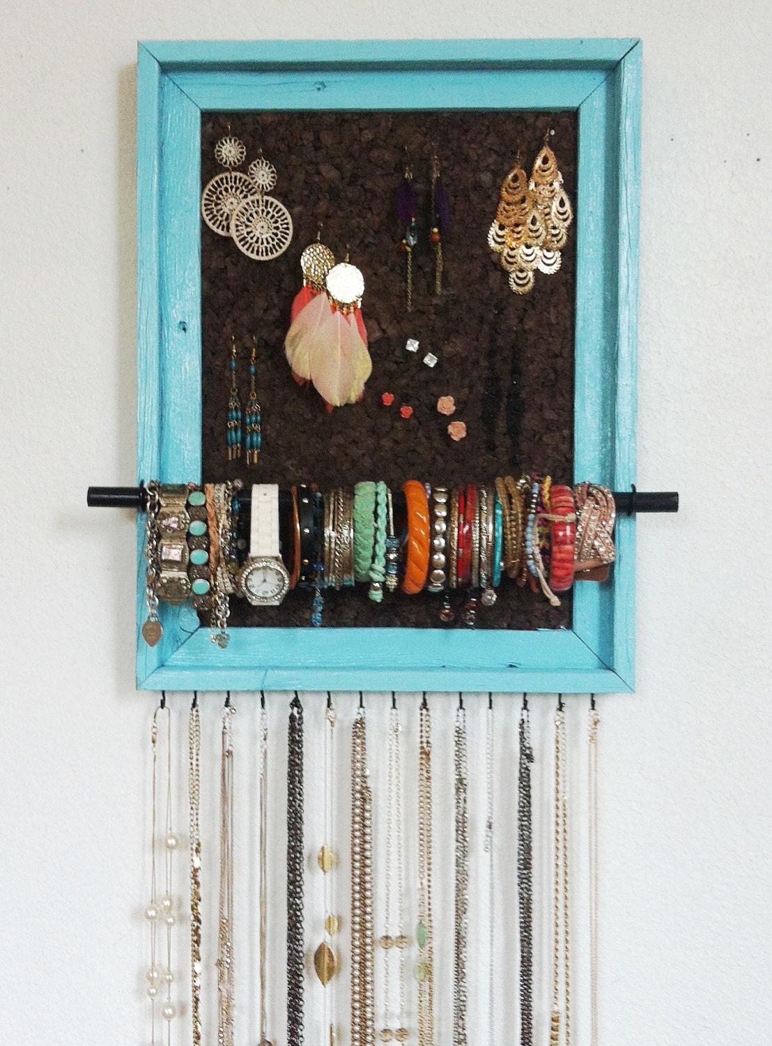 12x16 Custom PAINTED Jewelry Organizer