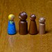 The Three Bears Wooden Peg Doll Set