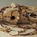 Mother of Pearl & Glass Beaded Lanyard ID Badge Holder - PEARLY BROWN - N110