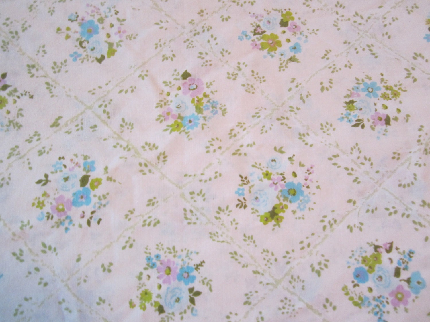 Blue Flowers Pillowcase