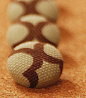 Seafoam Green and Brown Trellis Push Pins