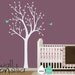 Baby Nursery Wall Decals - White Tree Wall Decal - Tree Wall Decals - Large: approx 75" x 38" - W013