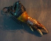 Taxidermy Armadillo Foot Keychain Paw Weird Crazy