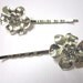 FREE Shipping US SYLVIA Collection Vintage Inspired Swarovski Crystal Rhinestone Bridal Hair Bobby Pin Set Wedding Hair Accessories