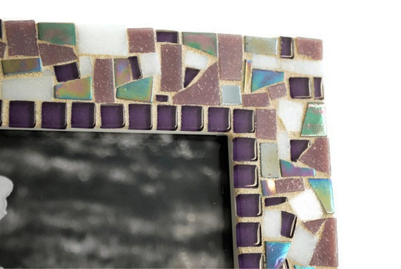 Mosaic Frame Purple, 5 x 7