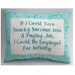 Funny Cross Stitch Pillow, Funny Quote, Pink Aqua And Green Pillow, Snarky Sarcasm Quote