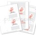 Printable Valentines - What a Fox - PDF File