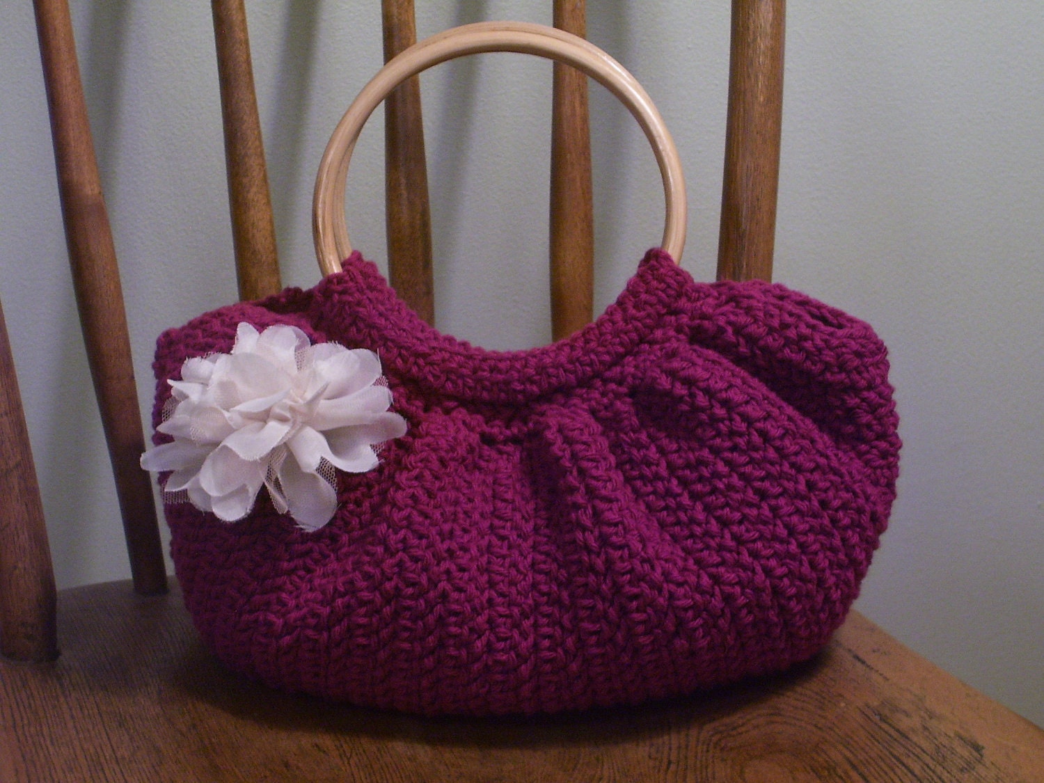 Crochet Pattern + Purse With Circle Handles | Free