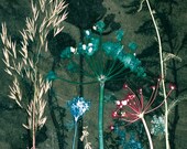 Aqua Cow Parsley (reproduction)