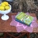 Vintage Doily, Pink with 8 Points