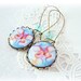 SALE Butterfly earrings, colorful butterflies, casual stylish earrings