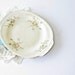 1930's French Saxon Floral Platter - Charming Country Cottage Decor - Shabby Chic Wall Art, Spring Home Decor