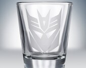 Transformers Decepticons Logo Shot Glass