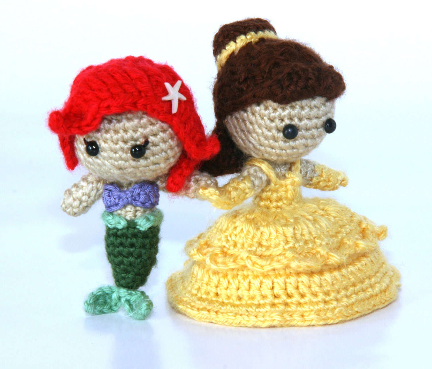 Ariel Little Mermaid Princess Crochet Doll Amirugumi