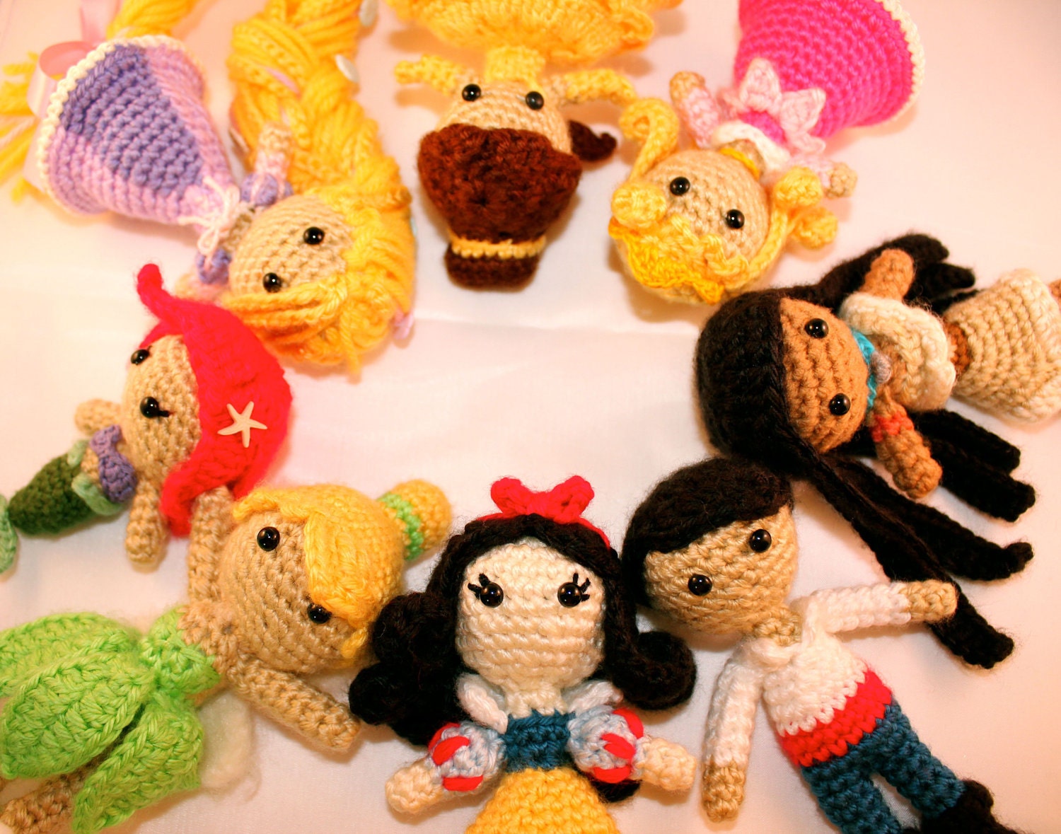 PATTERN Tinkerbell from Peter Pan Doll Crochet Amigurumi