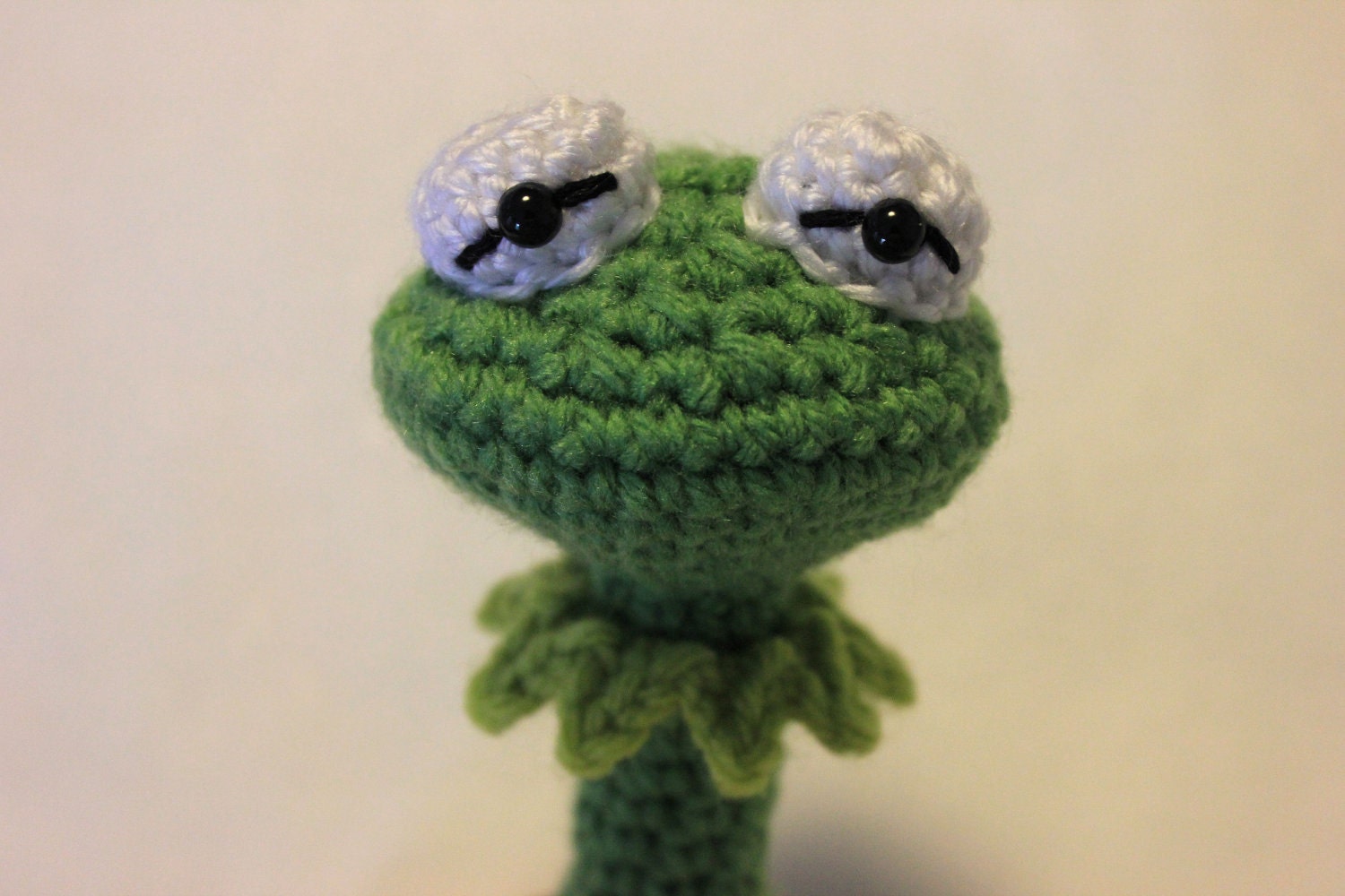 PATTERN Instant Download Kermit the Frog Muppet Baby Rattle Crochet