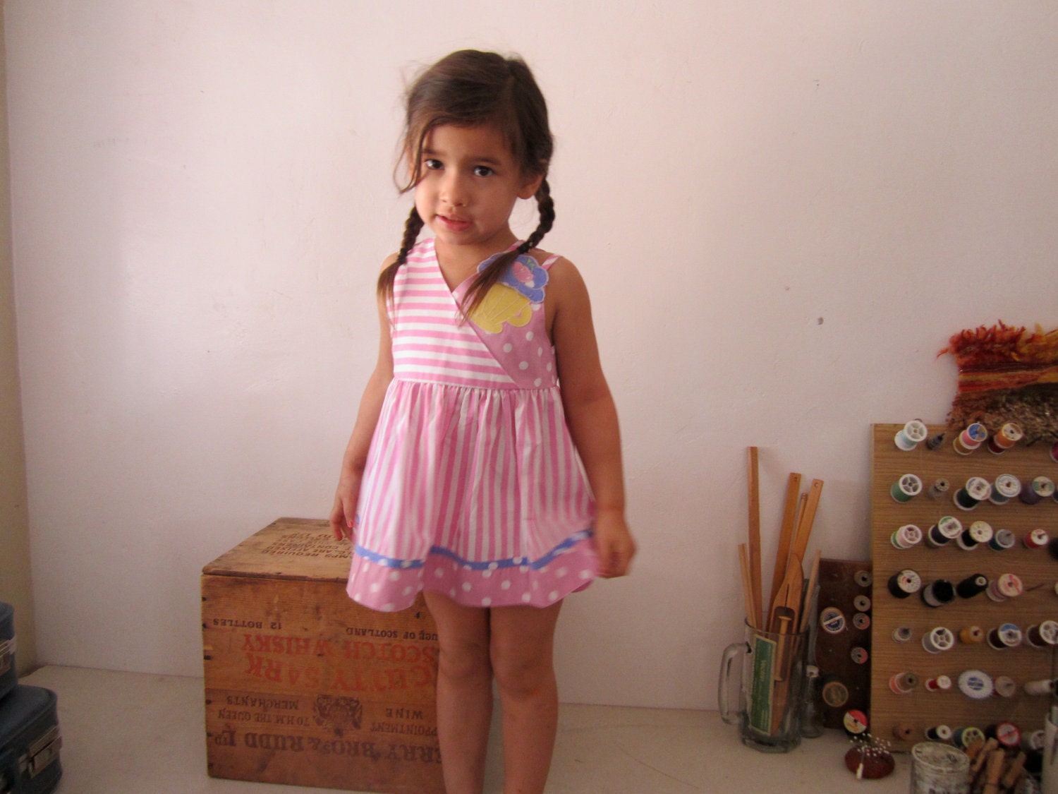 Ice Cream 80s 3T Vintage Summer Dress