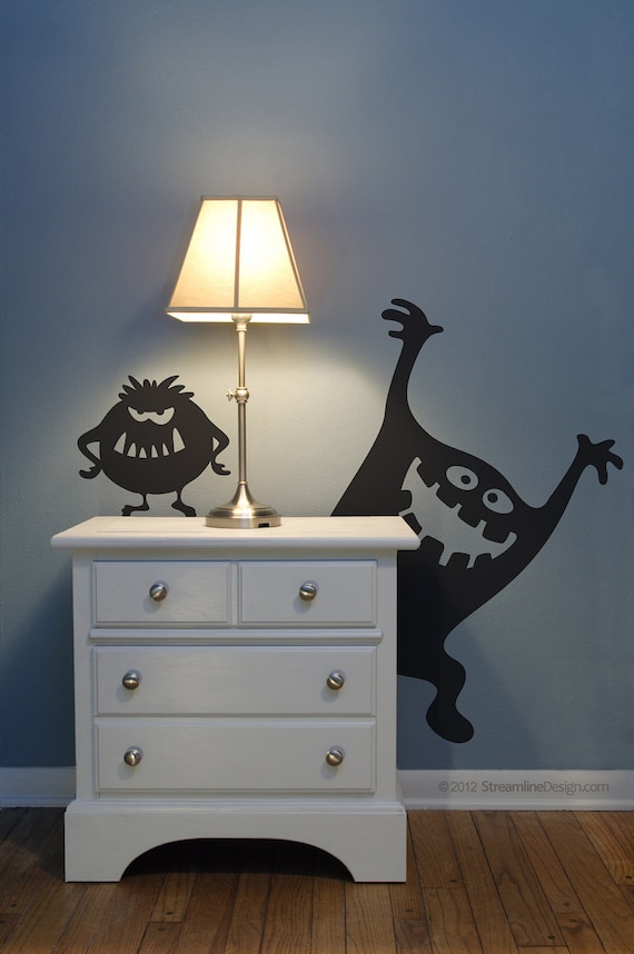 Don't be afraid of the dark. Curly and Moe will keep you company.