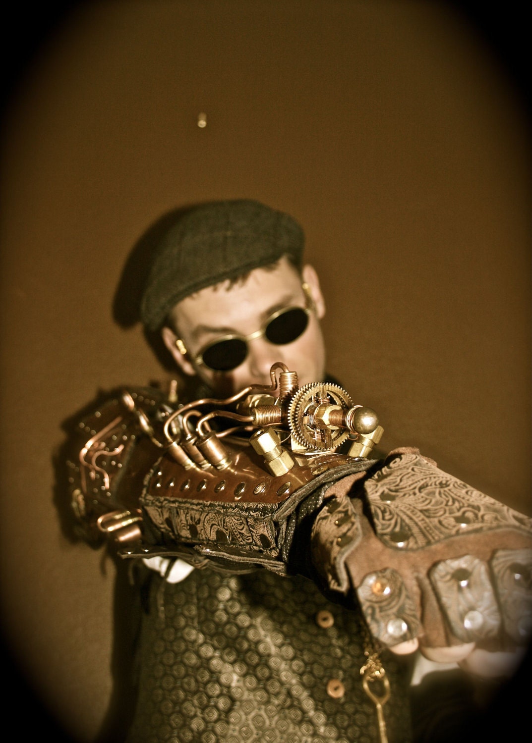 Steampunk, armor, Combat Tesla Armor Mk II
