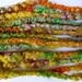 Fresh Peppers "Coil Boil" Handspun 3 Ply Art Yarn